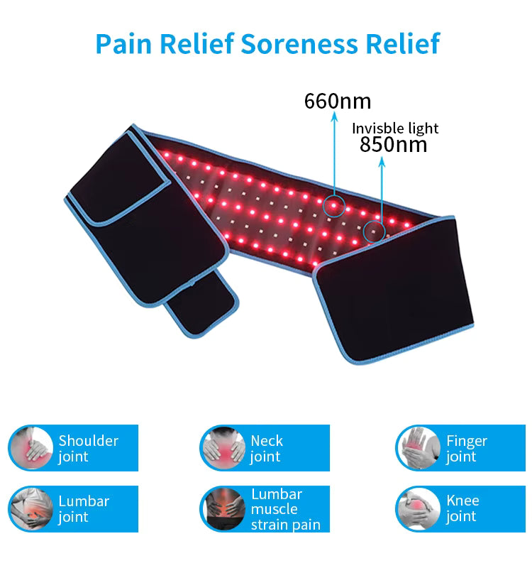 Red light therapy belt